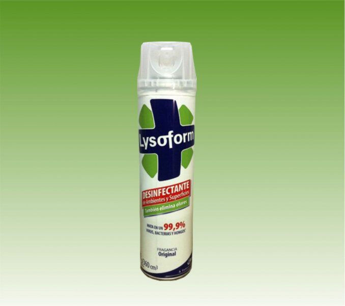Prohíben el uso y la venta de un lote del desinfectante de ambientes Lysoform