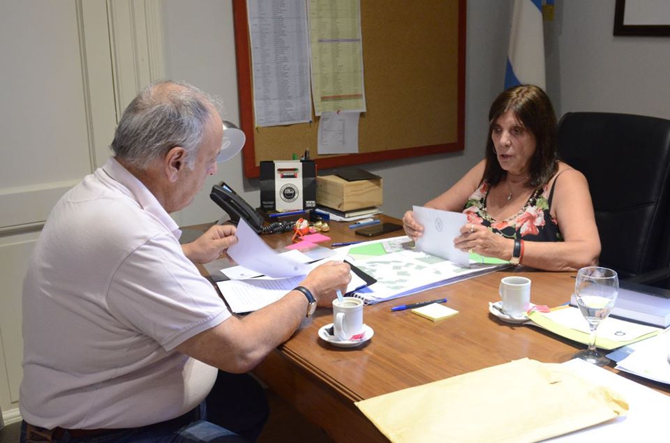 El Intendente José Rodríguez Ponte, se reunió con la Ministra de Gobierno, para tratar temas de obras esenciales para General Lavalle