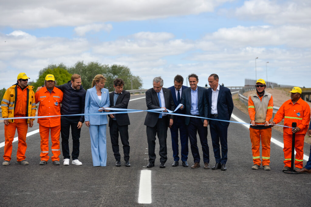 Kicillof participó de la presentación de la obra de finalización de la Autopista Ezeiza – Cañuelas